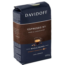 Davidoff Kávé, pörkölt, szemes, 500 g, davidoff "espresso 57" 491538 kávé