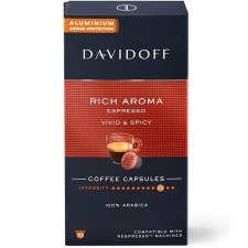 Davidoff Kávékapszula, 10 db, DAVIDOFF "Rich Aroma" kávé