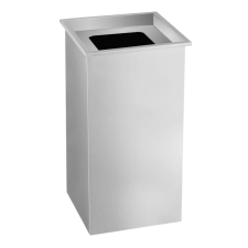 Dayco rozsdamentes acél fedél nélküli szemetes 54L szemetes