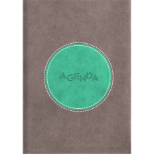 DAYLINER Central Naptár tervező A5 napi 2026 szürke-türkiz határidőnapló