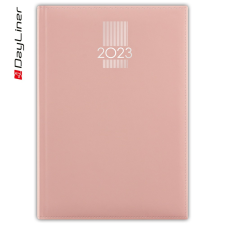 DAYLINER Határidőnapló MyPastel A5 heti krémszínű lapokkal Púder Dayliner 2023. határidőnapló