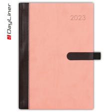 DAYLINER Határidőnapló Winner A5 heti fehér lapokkal Pink Dayliner 2023. határidőnapló
