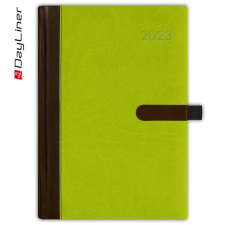 DAYLINER Határidőnapló Winner A5 heti fehér lapokkal Zöld Dayliner 2023. határidőnapló