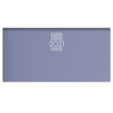 DAYLINER MyPastel, fekvő zsebnaptár, Kék naptár, kalendárium