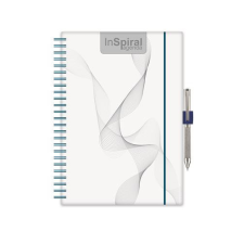 DAYLINER Naptár, tervező, A5, heti, DAYLINER, InSpiral, fehér-kék (NSA5HFKU) határidőnapló