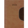 DAYLINER Naptár, tervező, A5, napi, DAYLINER Memphis, barna-csokoládé (NMA5BCSU)