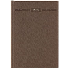 DAYLINER Naptár, tervező, A5, napi, DAYLINER "Pannon", natúr naptár, kalendárium