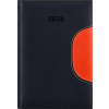 DAYLINER Naptár, tervező, B5, heti, DAYLINER Memphis, fekete-narancs (NMB5FKNU)