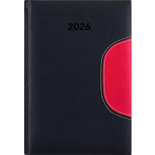 DAYLINER Naptár, tervező, B5, heti, DAYLINER Memphis, fekete-piros (NMB5FKPU) határidőnapló
