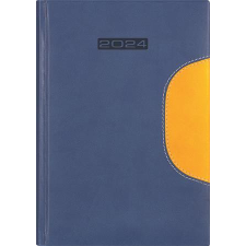 DAYLINER Naptár, tervező, B5, heti, DAYLINER "Memphis", kék-sárga határidőnapló