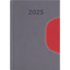 DAYLINER Naptár, tervező, B6, heti, DAYLINER "Memphis", szürke-piros