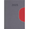 DAYLINER Naptár, tervező, B6, heti, DAYLINER "Memphis", szürke-piros
