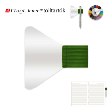 DAYLINER Tolltartó Zöld határidőnapló
