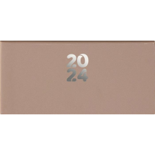 DAYLINER Zsebnaptár, fekvő elrendezésű, DAYLINER, &quot;Pannon&quot;, natúr határidőnapló