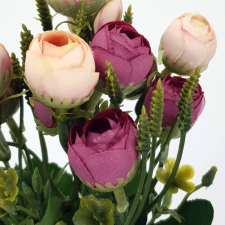 DC Begónia csokor mályva-púder dekorációs kellék