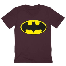DC Comics Batman férfi V-nyakú póló - Logó