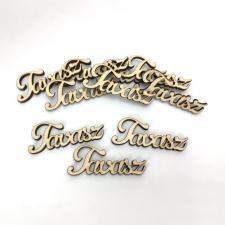 DC Fa felirat "Tavasz" 5cm x 2cm dekorációs kellék