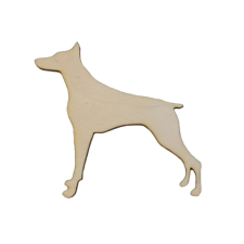 DC Fa figura - Dobermann 10cm dekorációs kellék