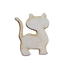 DC Fa figura -Duci cica 8cm x 10,5cm dekorációs kellék