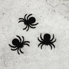 DC Fa pók fekete 5cm x 5cm dekorációs kellék