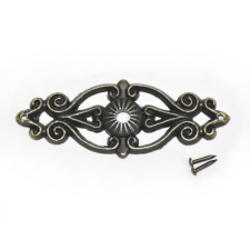 DC Fém dísz hosszúkás 6,3cm x 2,4cm dekorációs kellék