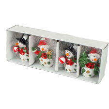 DC Hóember csomag 4 darabos karácsonyi dekoráció