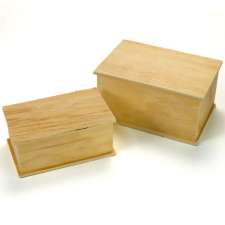 DC Natúr fa doboz szett 2 darabos 14,5cm x 21,5cm x 11cm dekorálható tárgy