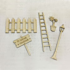 DC Natúr fa figura csomag tündérkert kellékek dekorációs kellék