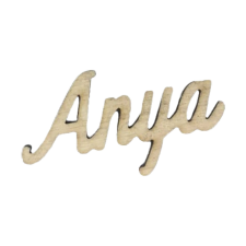 DC Natúr fa &quot;Anya&quot; felirat 4,5cm x 2,5cm - natúr dekorációs kellék
