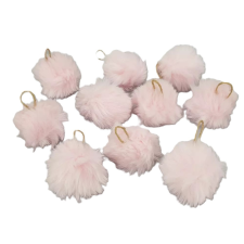 DC Pihe-puha szőrgombóc 6cm rózsaszín dekorációs kellék