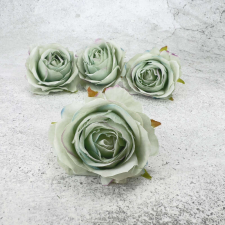 DC Rózsa fej - menta 4db/cs dekorációs kellék