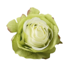 DC Rózsafej 4,5cm világoszöld dekorációs kellék