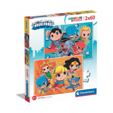 DC Super Hero Mini Friends 2x60 db-os puzzle Clementoni puzzle, kirakós