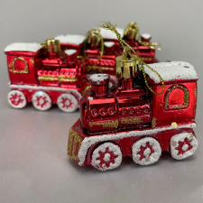 DC Vonat karácsonyfadísz 6cm x 7cm x 3cm karácsonyfadísz