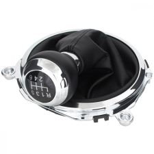 DCR Audi TT 8J 06-14 sebességváltó gomb FEKETE / KRÓM + FEKETE autóalkatrész