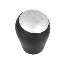 DCR Nissan Qashqai 06-13 sebességváltó gomb 6 SEBESSÉGES FEKETE + EZÜST autóalkatrész