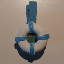 DD Mini csipeszek tengerpart, 4,5cm mentőöv dekorációs kellék