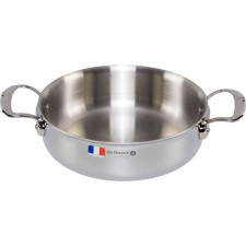 De Buyer Affinity, 24cm, 3l, Alacsony, Rozsdamentes Acél, Ezüst lábas edény