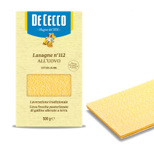 De Cecco Lasagne tojásos lasagne tészta, 500g tészta