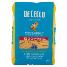 De Cecco Penne Rigate n°41 durumtészta, 1kg tészta