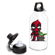 Deadpool és Baby Yoda - Fémkulacs karácsonyi dekoráció