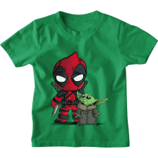  Deadpool és Baby Yoda - Gyerek Póló