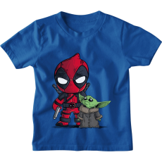  Deadpool és Baby Yoda - Gyerek Póló