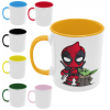  Deadpool és Baby Yoda - Színes Bögre