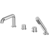 Deante 4-hole bath mixer with shower set