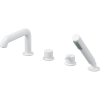 Deante 4-hole bath mixer with shower set