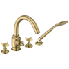 Deante 4-hole bathtub mixer with shower set