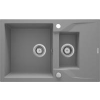 Deante Andante ZQN S513 gránit mosogatótál, metál szürke