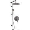 Deante ARNIKA esőztető zuhanyoszlop, falsík alatti csapteleppel, titanium NAC_D6QP