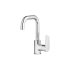 Deante Basin mixer with rectangular spout